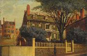 Charles Furneaux The Hancock House oil painting
